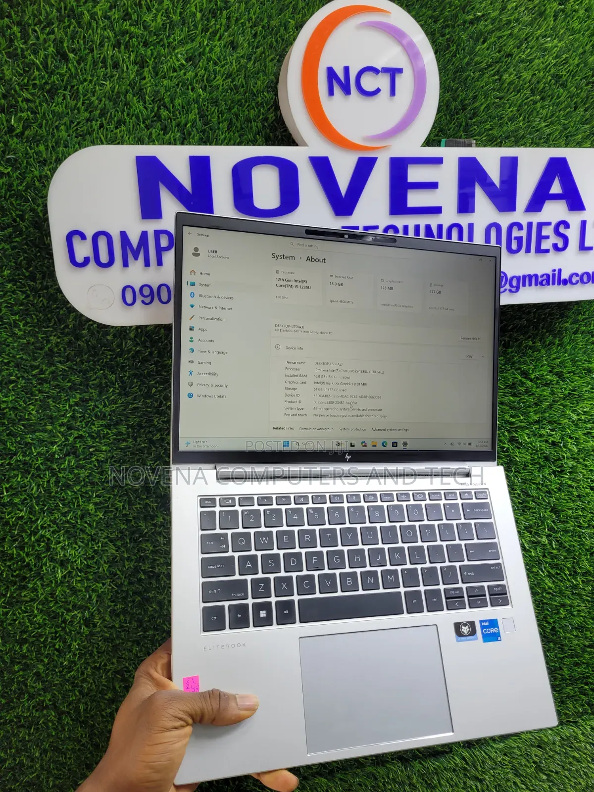 Laptop HP EliteBook 840 G9 16GB Intel Core i5 SSD 512GB