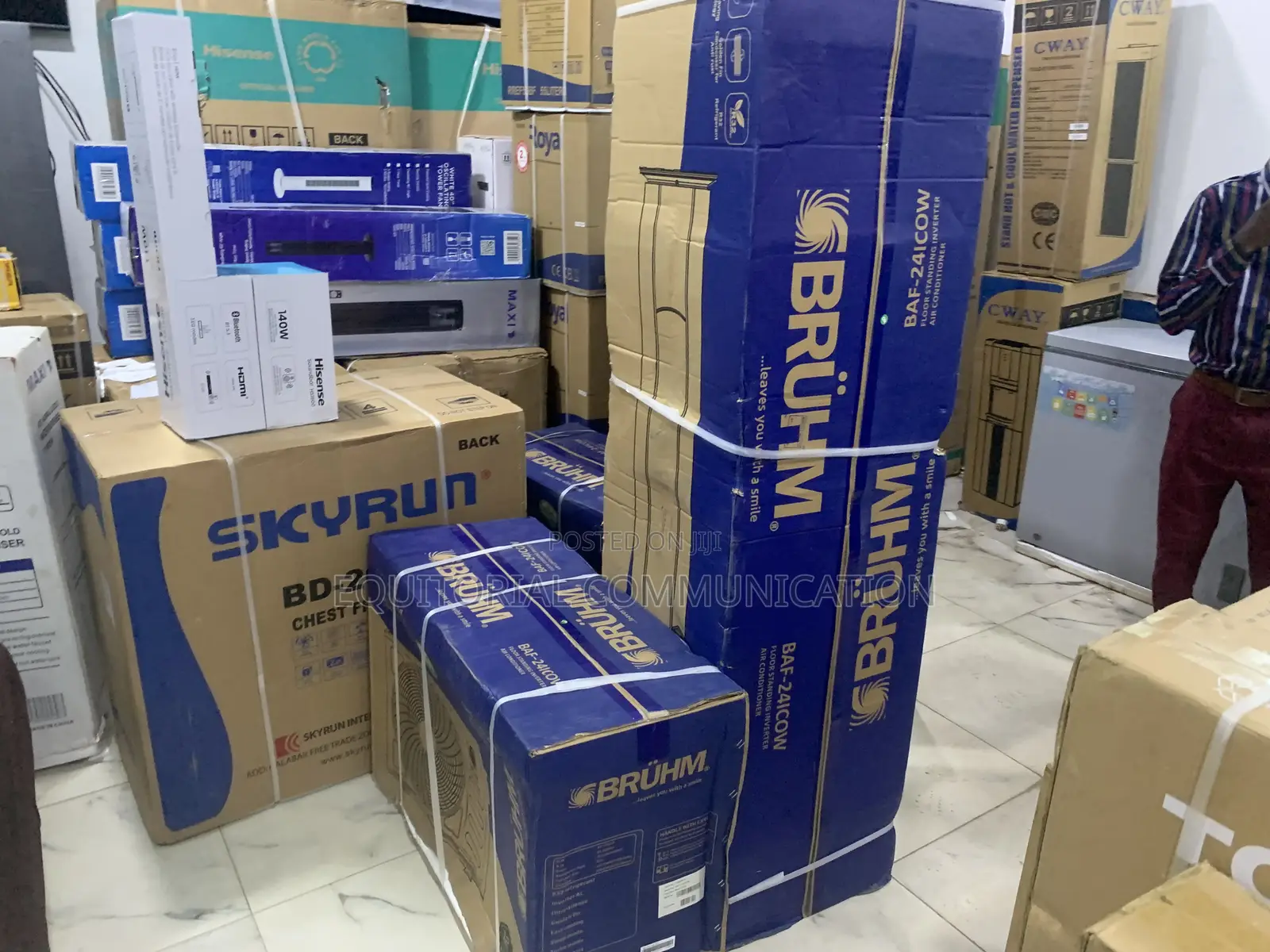 Bruhm 3hp Floor Standing Air Conditioner With Inverter Technology