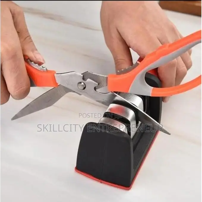 Kitchen Knife Sharpener, Scissors, and Peeler Set