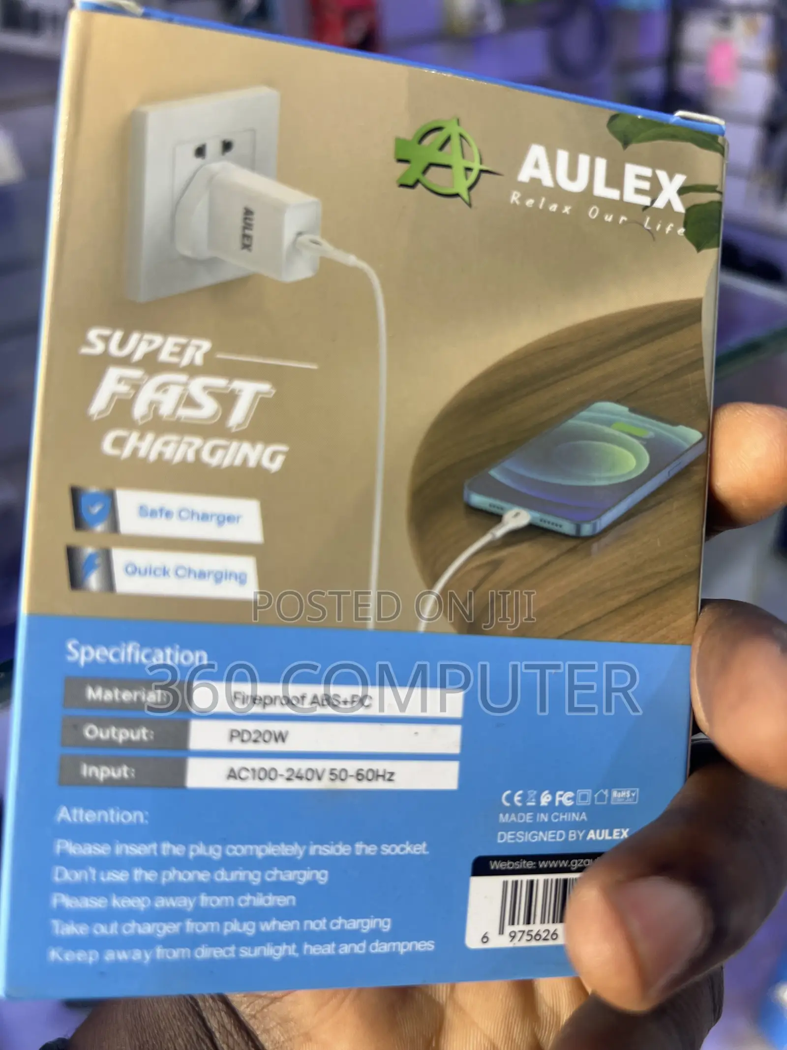 Aulex Type C to Ios Charger