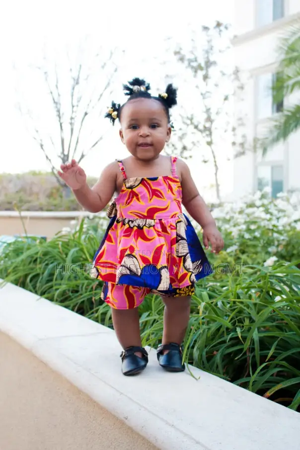 Ankara Print Girls Two Piece Set