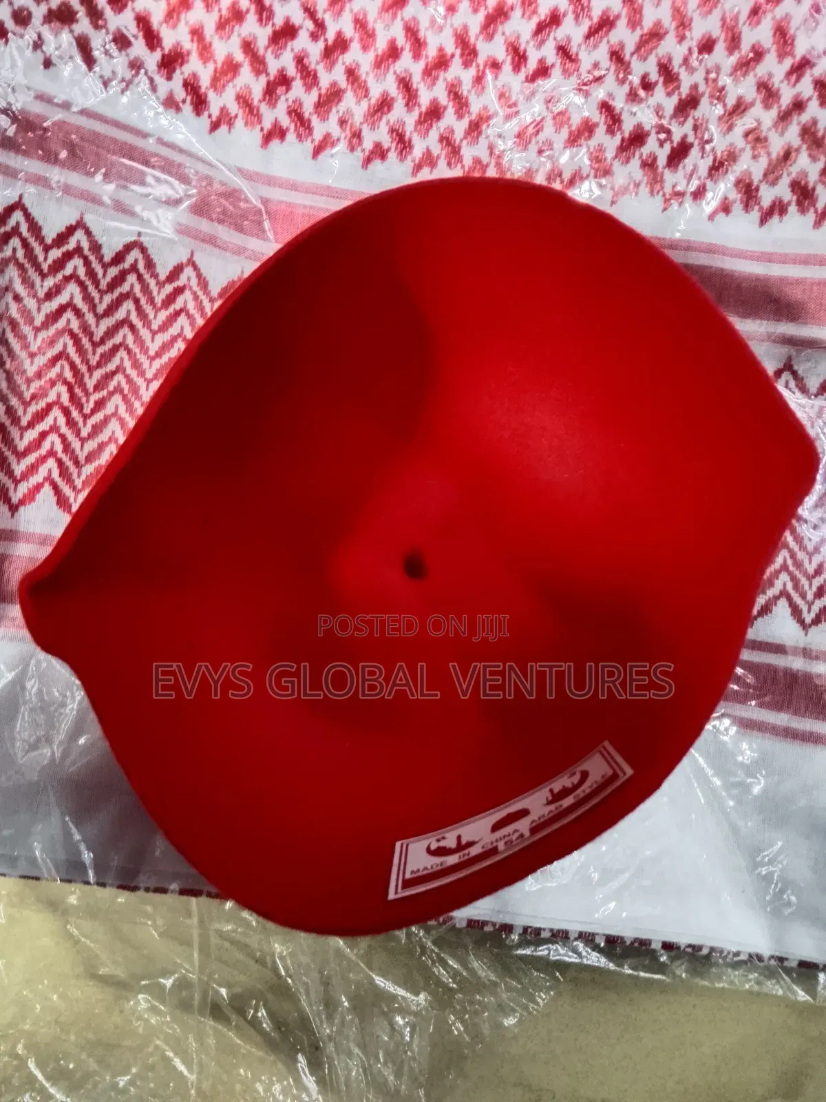 Original Igbo Traditional Red Cap Made With Wool