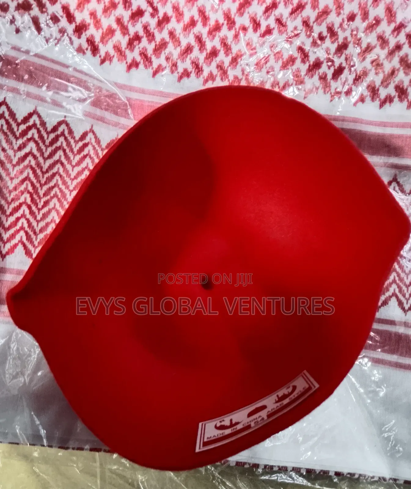 Original Igbo Traditional Red Cap Made With Wool