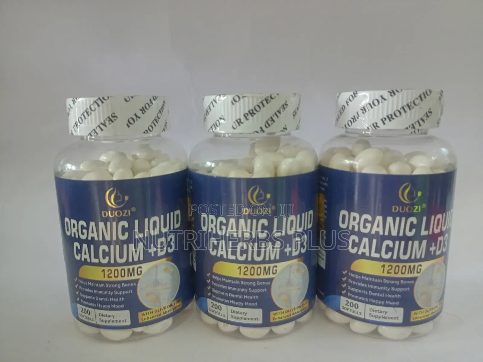 Organic Liquid Calcium + D3: Supports Healthy Muscle Function Movemen