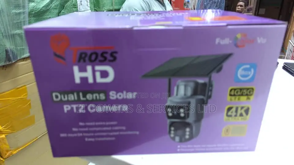Dual Lens Solar PTZ Security Camera – 4g/5g Lte