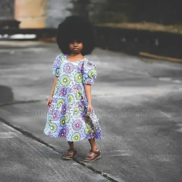Casual Ankara Print Dress