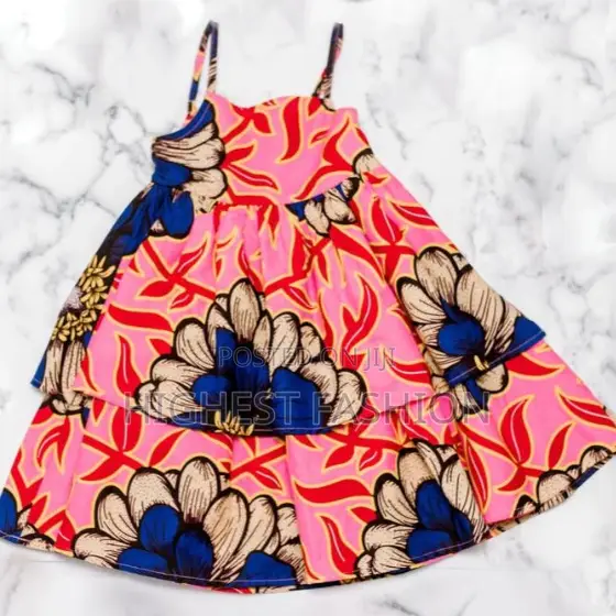 Ankara Print Overrun Dress