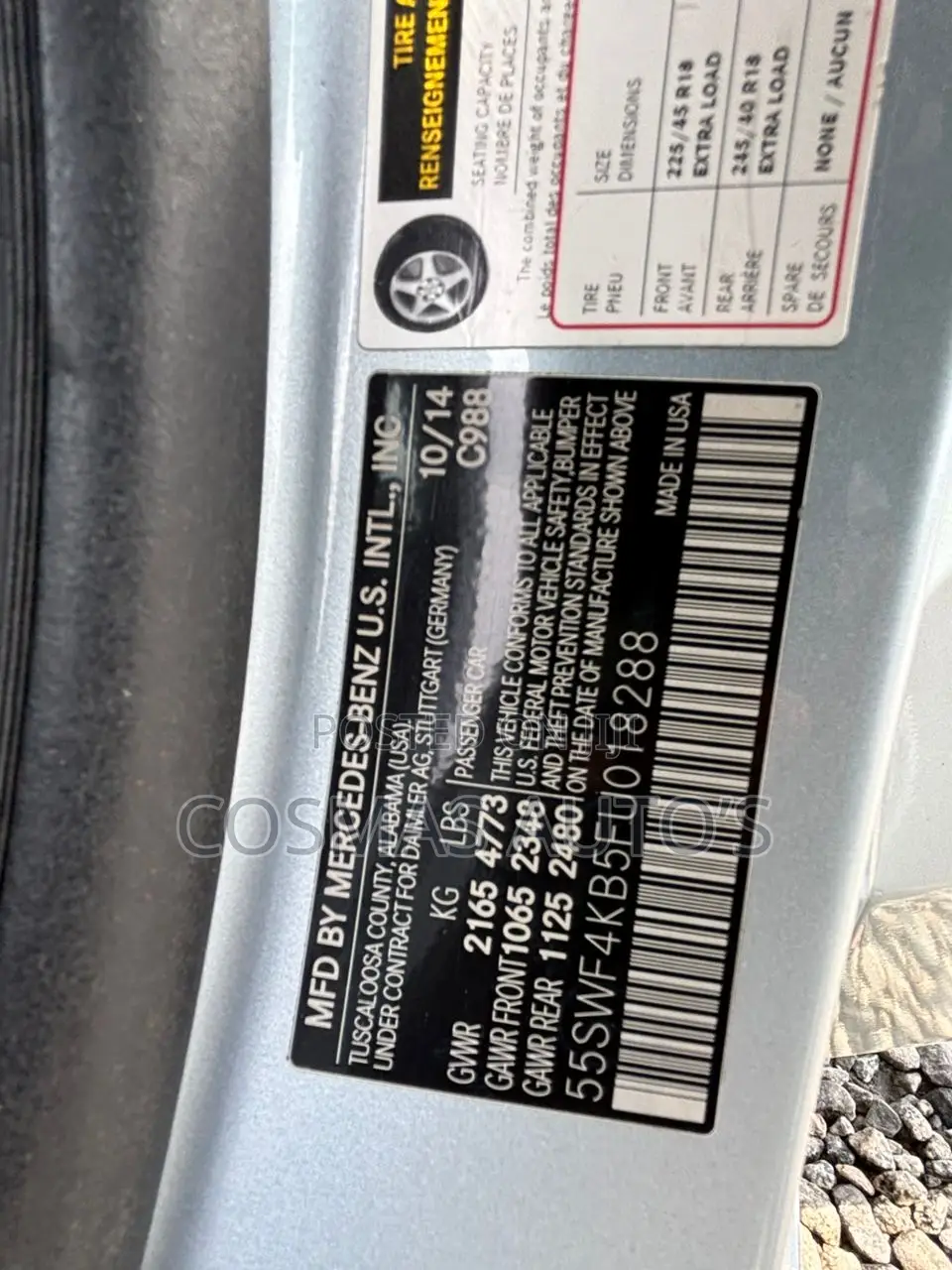 Mercedes-Benz C300 2016 Gray