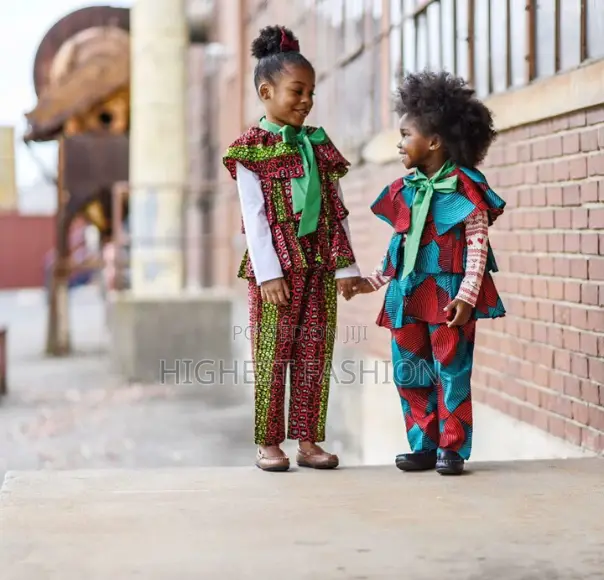 Ankara Print Girls Two Piece Set