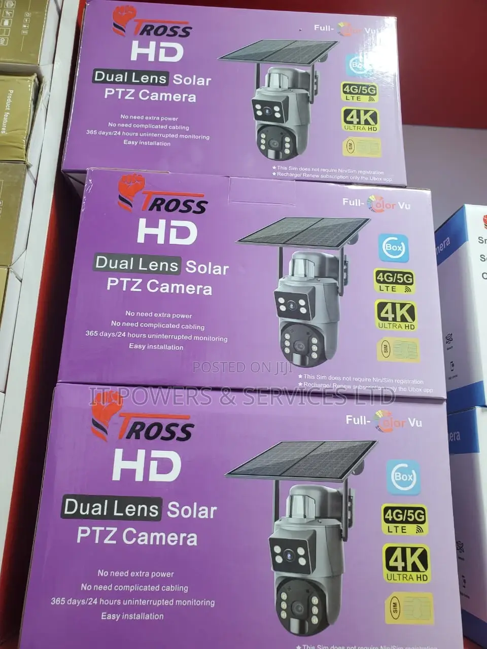 Dual Lens Solar PTZ Security Camera – 4g/5g LTE