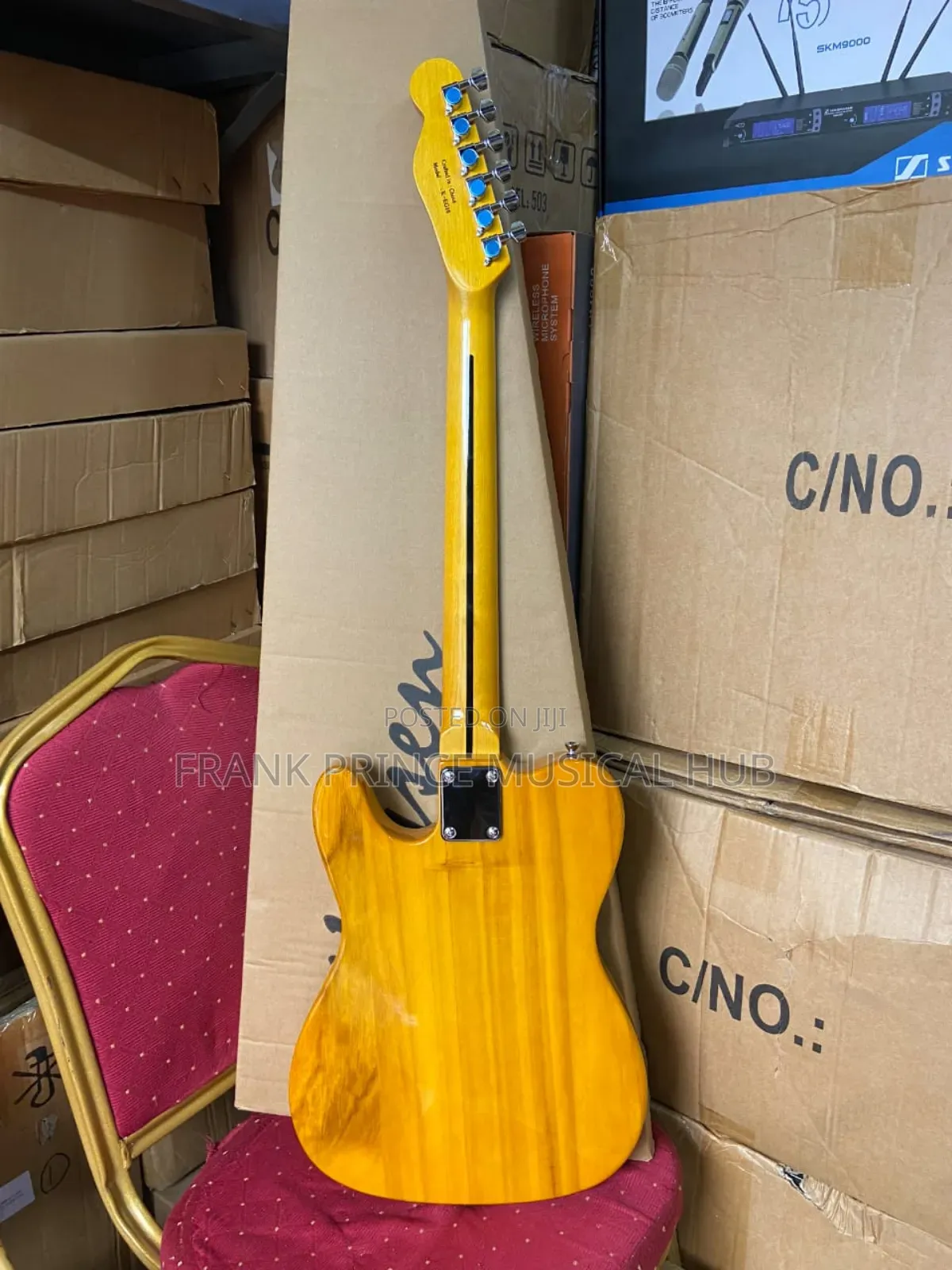 Kaysen Telecaster Electric Guitar - Natural Amber Finish