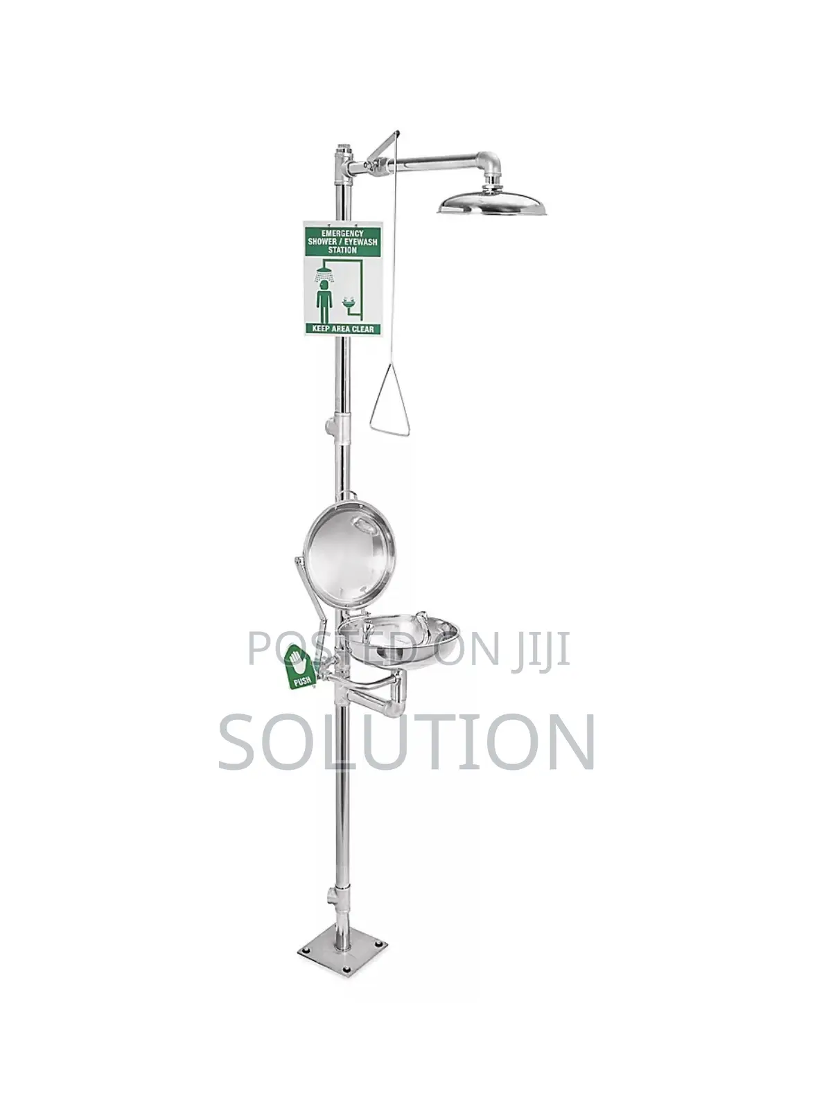 Stainless Steel Eyewash Safety Shower