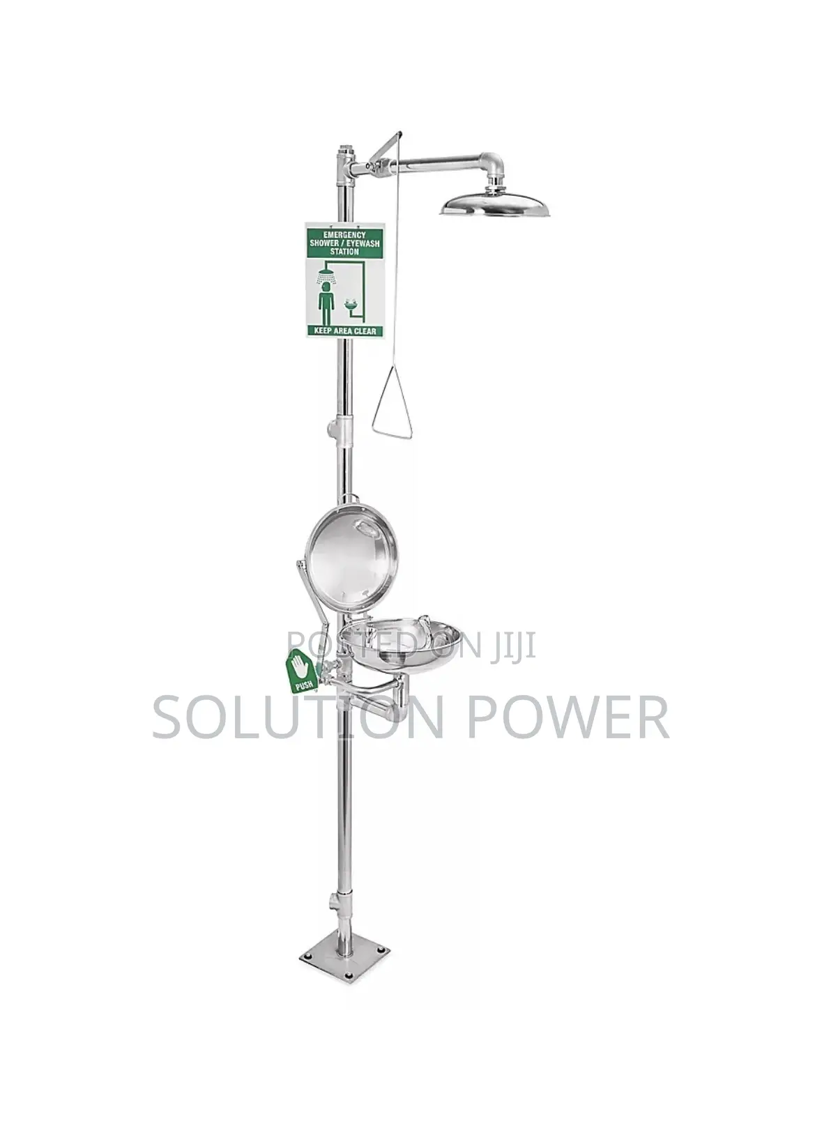 Stainless Steel Eyewash Safety Shower