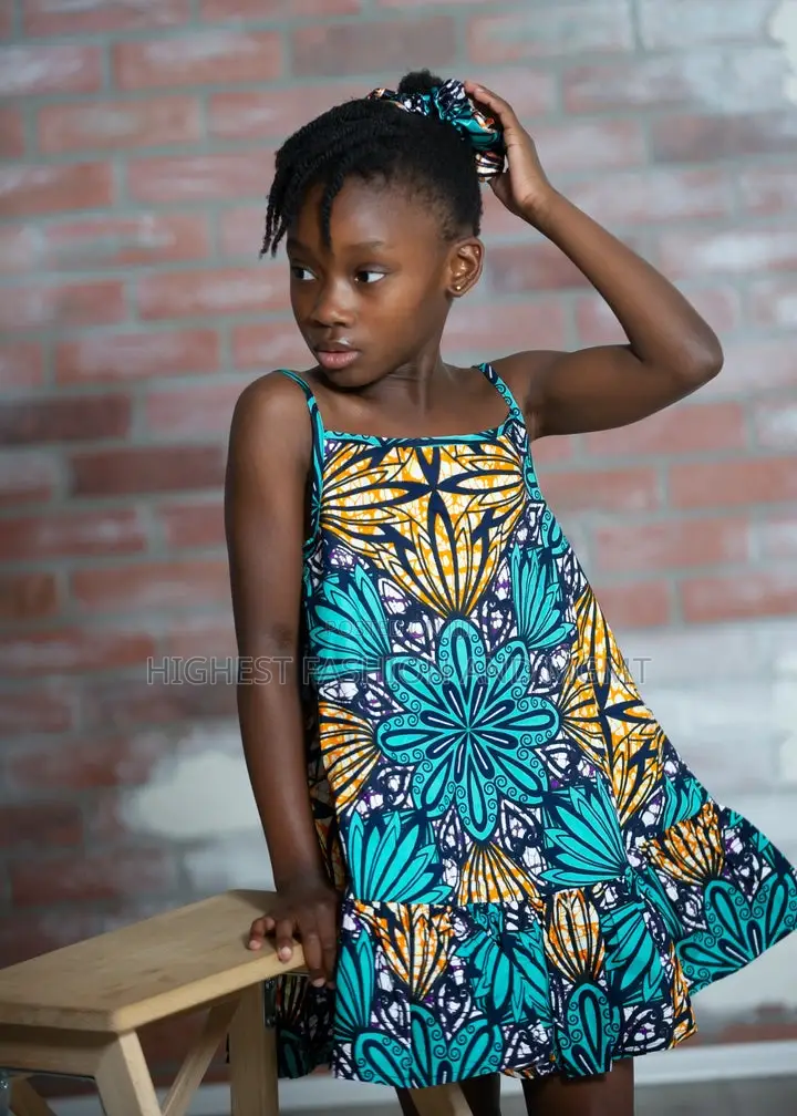 Ankara Print Girl's Dress