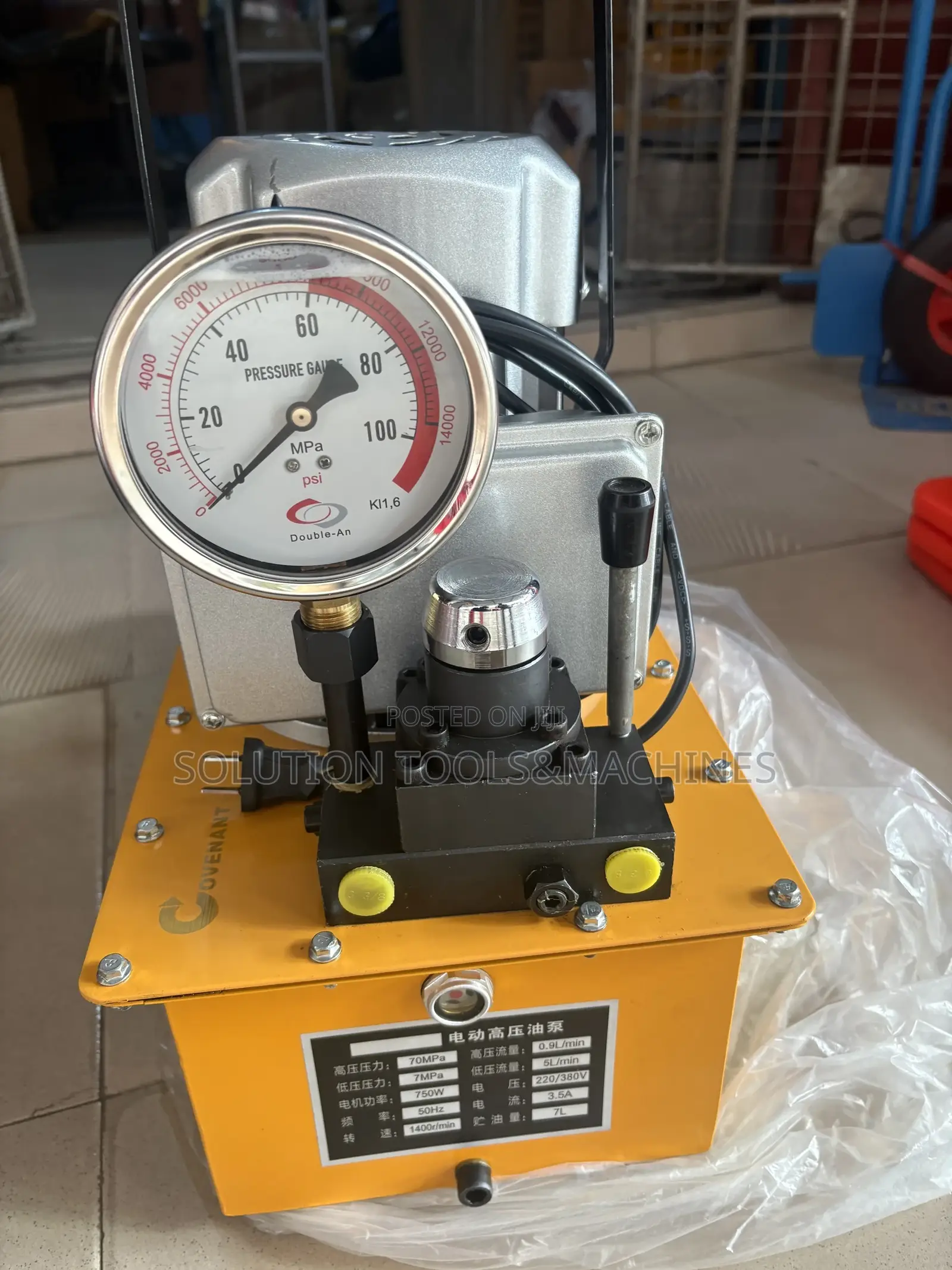 750w Electric Hydraulic High-Pressure Oil Pump