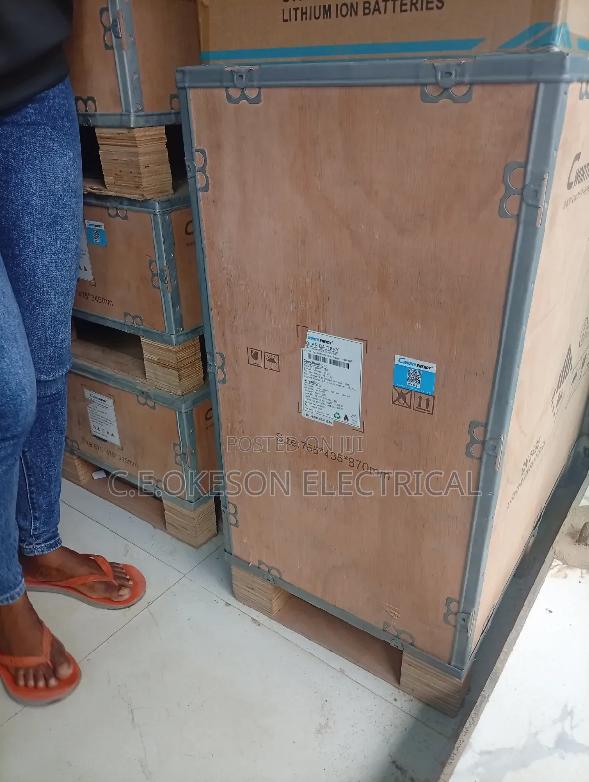 20kwh 48v C-Worth Lithium Ion Battery