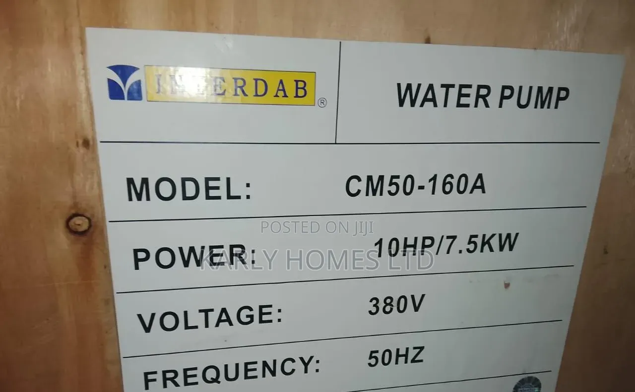 10hp (7.5kw) Interdab Italian Standard Surface Pump
