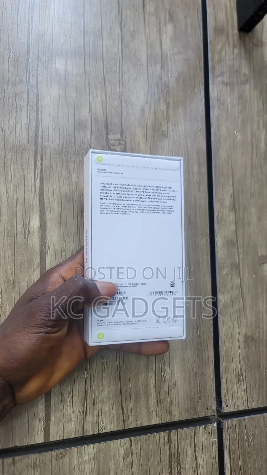 New Apple iPhone 16 128 GB Blue