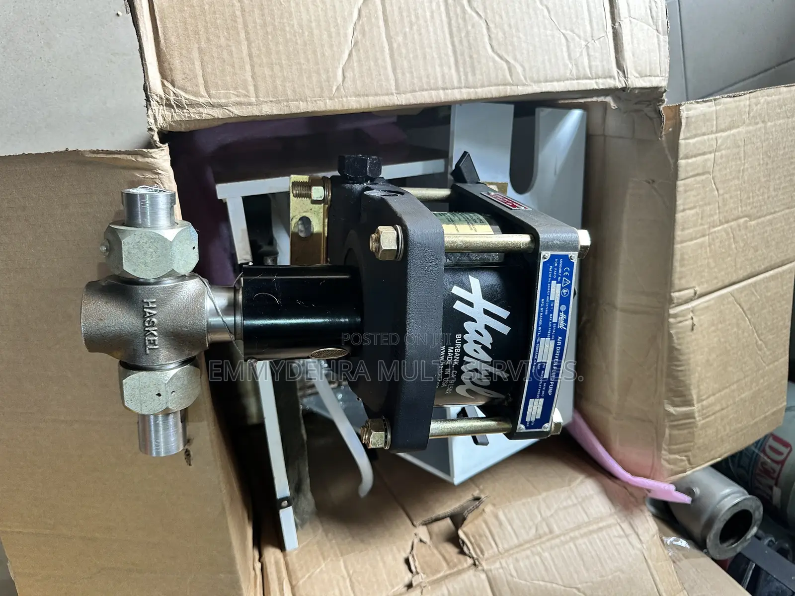 Haskel Pump Head Assembly