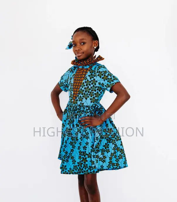 Ankara Print Girl's Dress