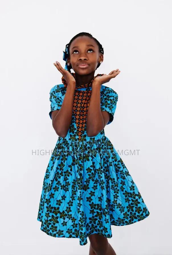 Ankara Print Girl's Dress