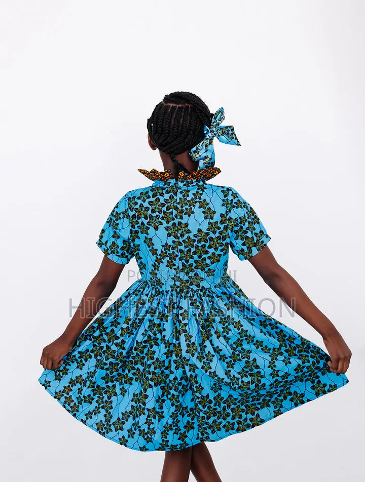 Ankara Print Girl's Dress