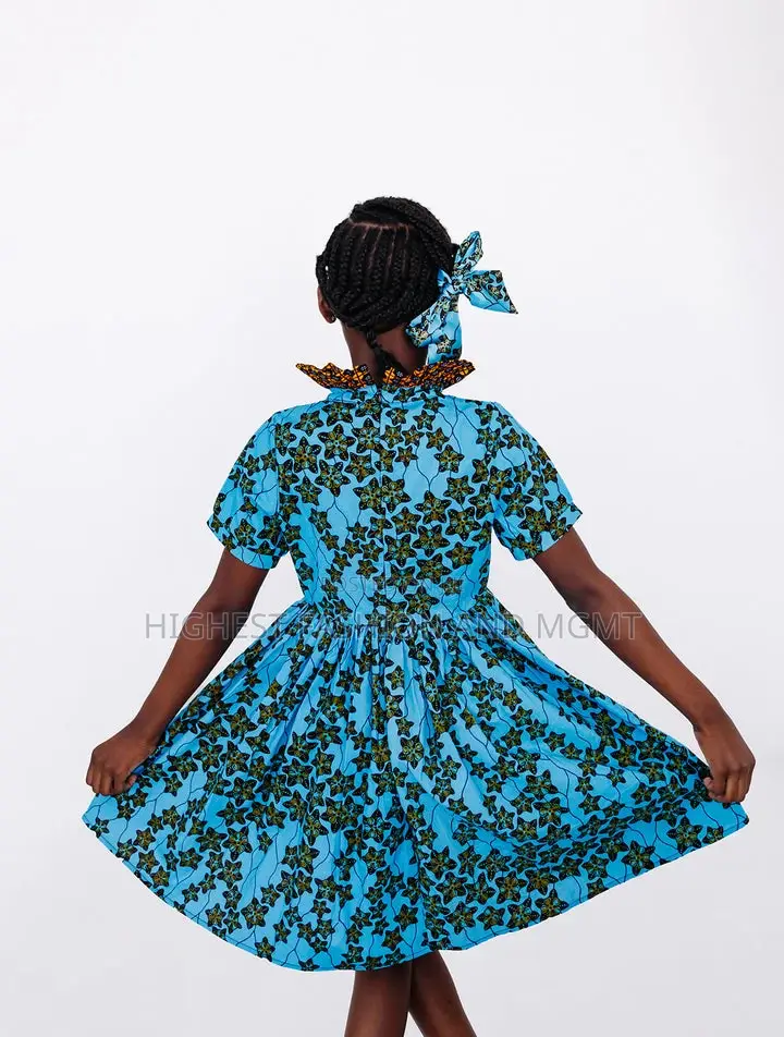 Ankara Print Girl's Dress