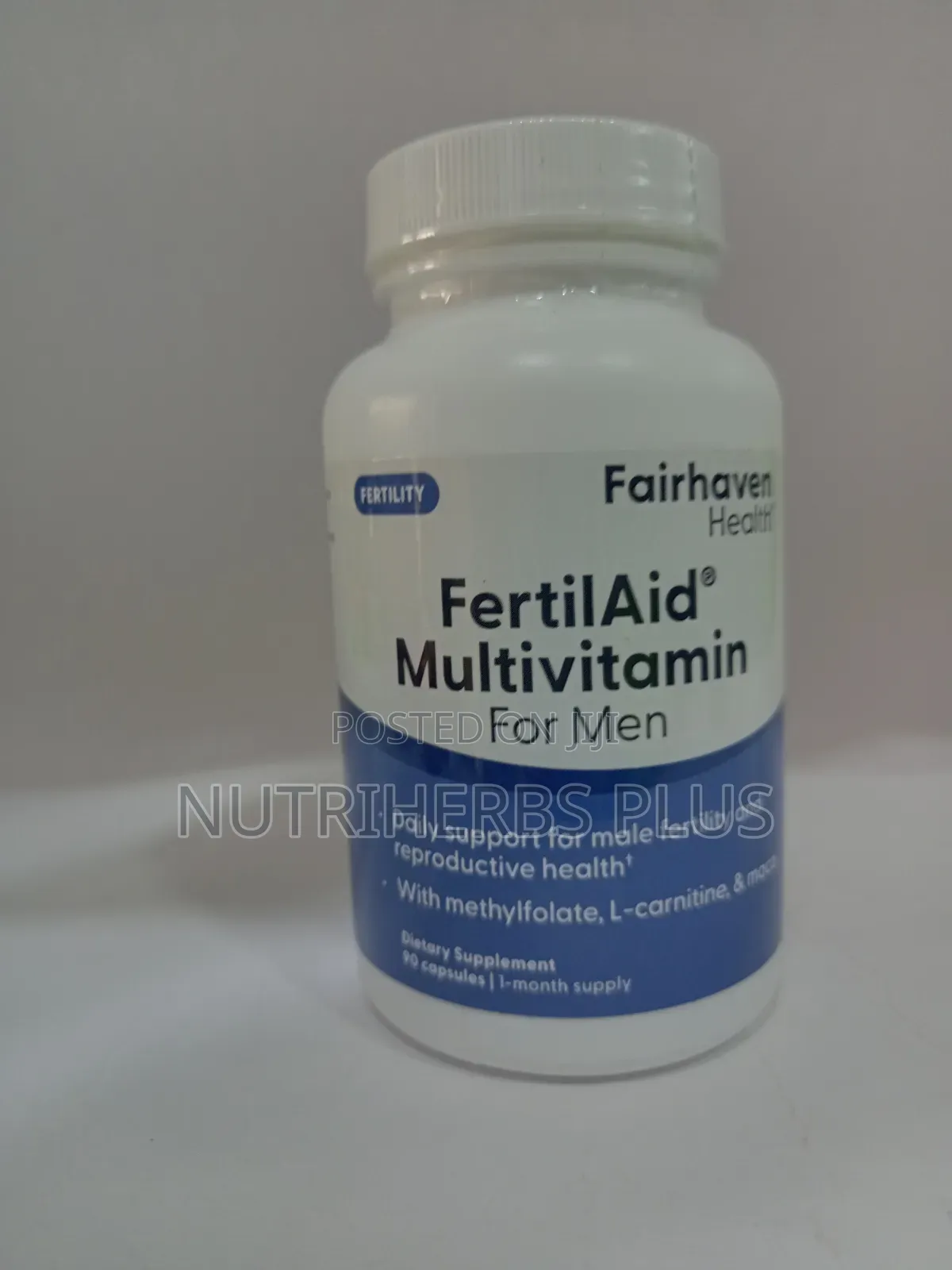 Fertil Aid Multivitamin Capsules: Supports Healthy Sperm Production.