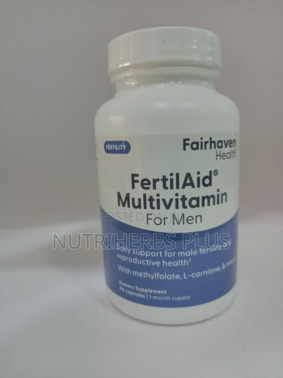 Fertil Aid Multivitamin Capsules: Supports Healthy Sperm Production.