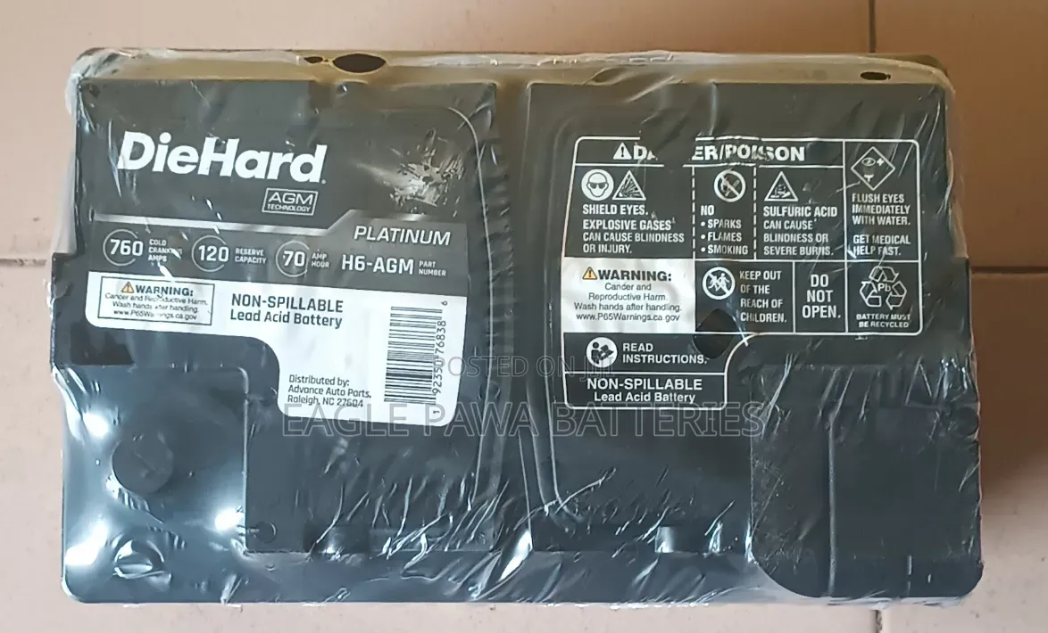 Diehard Agm Battery 70ah