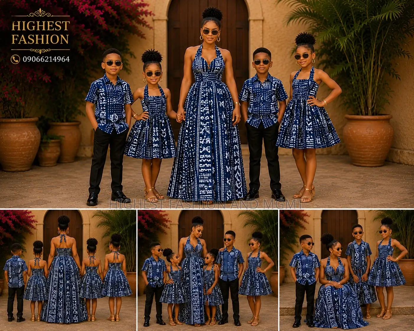 Dress for the Family of 4