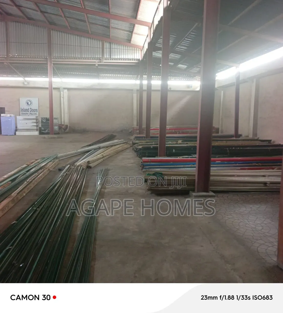Warehouse Measuring 650m2 for Lease . Ideal for Storage Only