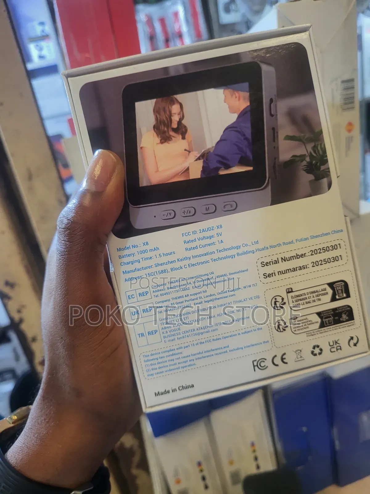 X8 Non-Wifi Video Doorbell