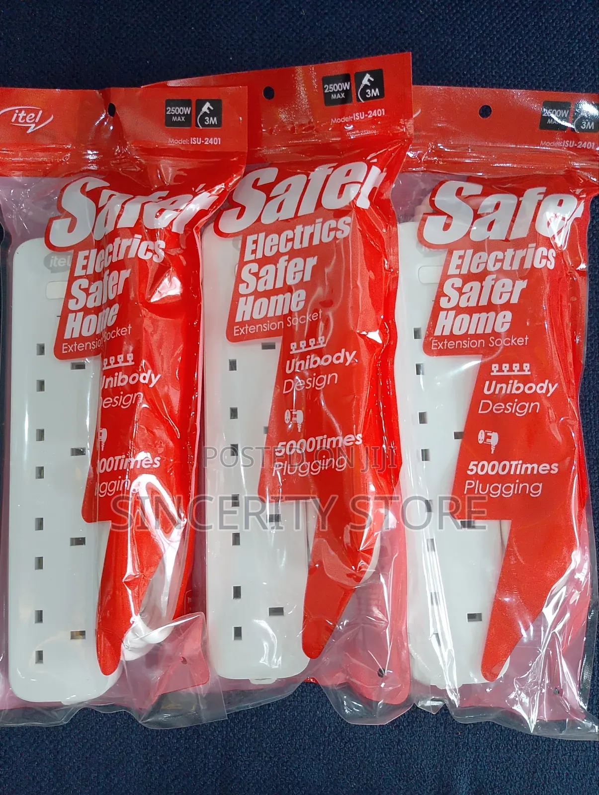 4 Ways Itel Extension Sockets (Uk Version Ports)