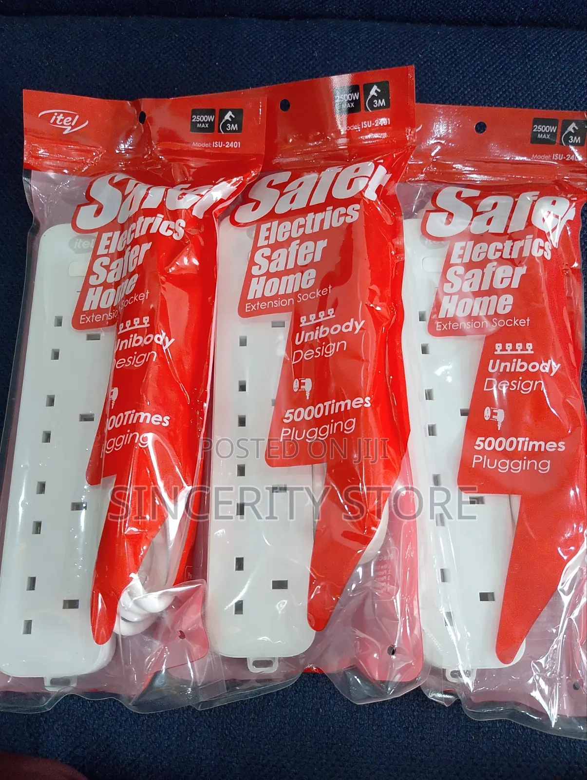 4 Ways Itel Extension Sockets (Uk Version Ports)