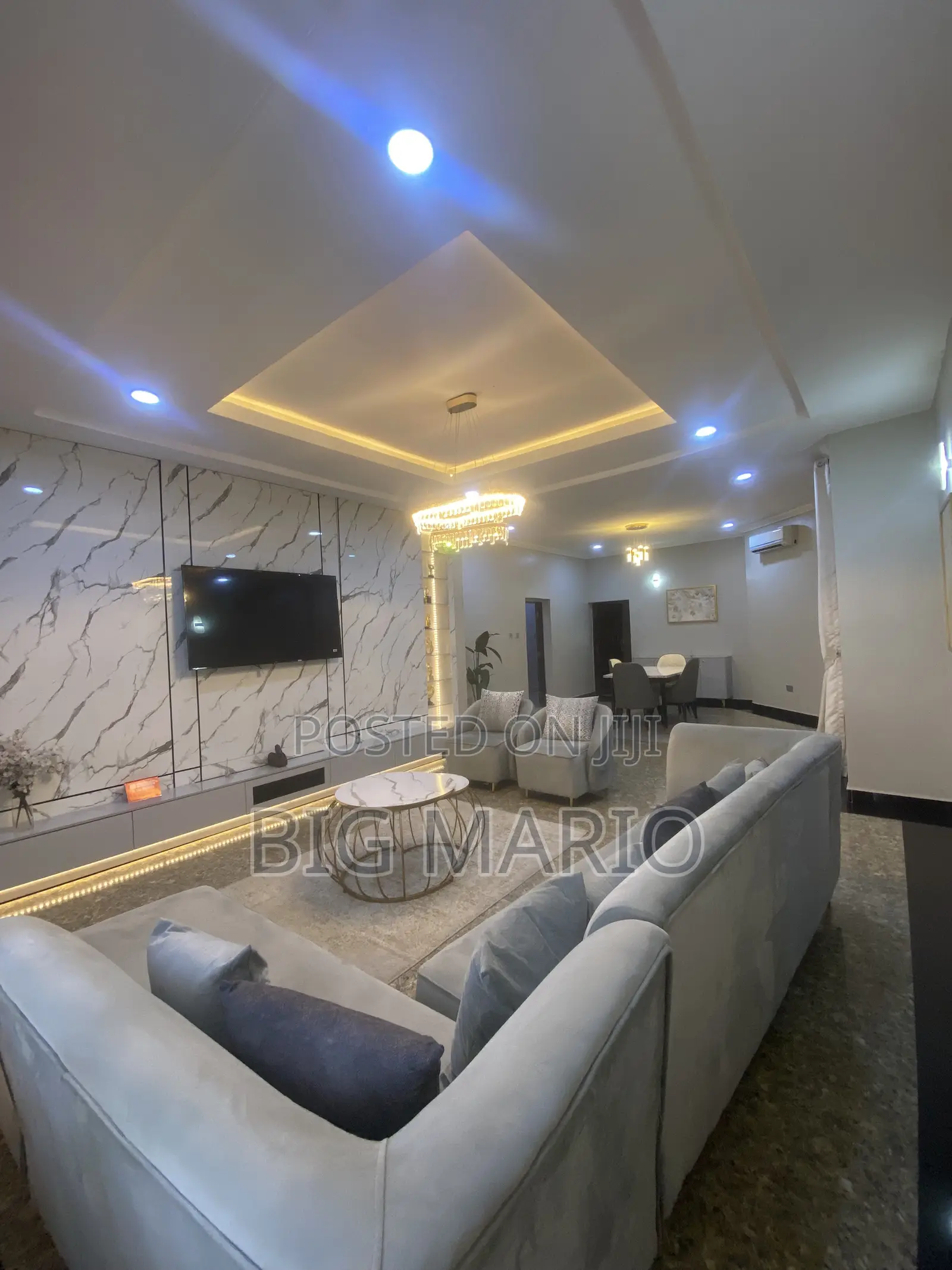 Furnished 3bdrm Apartment in Guzape for rent