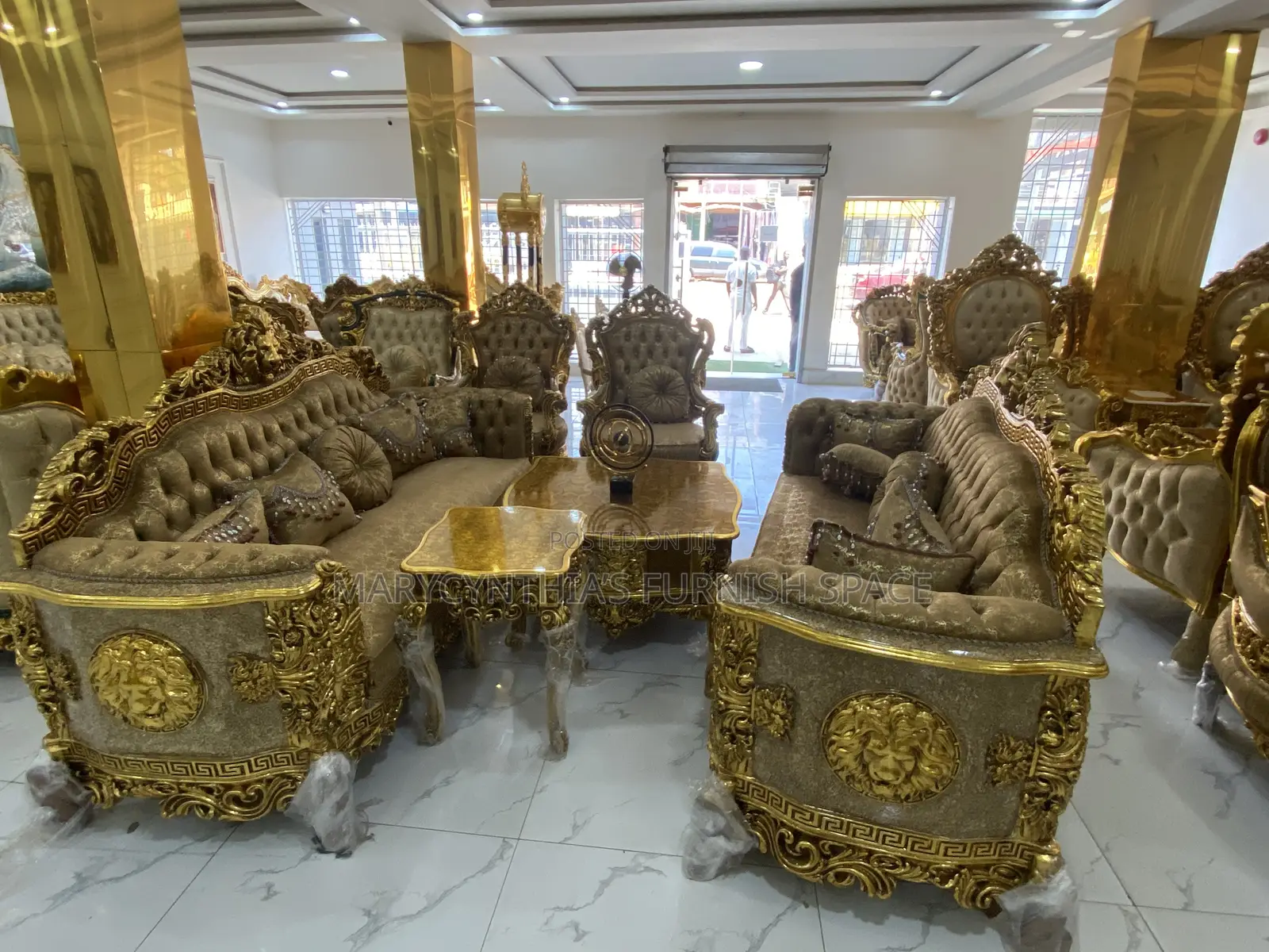 Luxury Royal Chair Set (3+3+1+1)