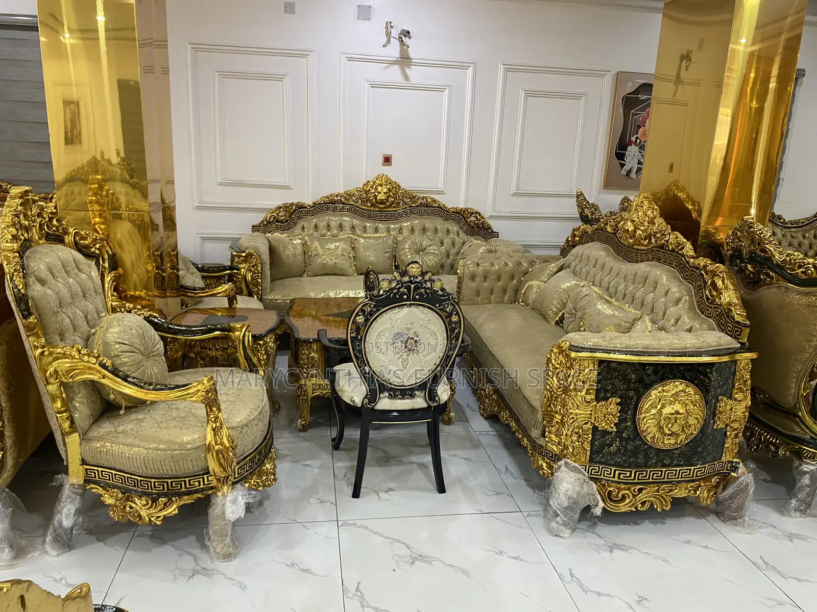  Luxury Royal Chair Set (3+3+1+1)