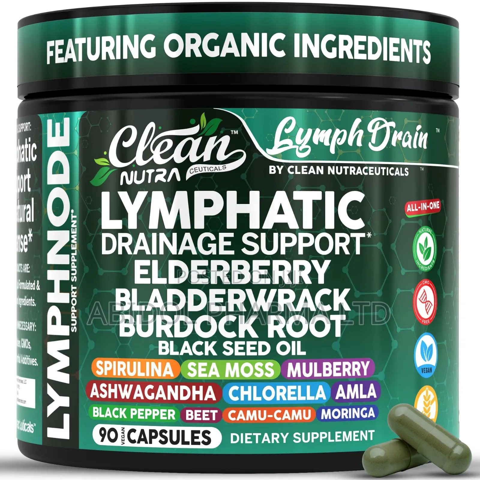 Clean Nutra Lymphatic Drainage Support
