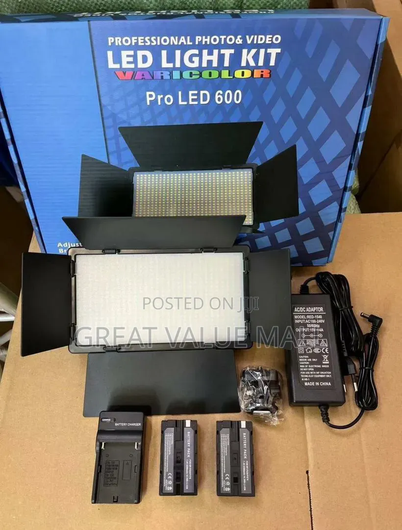 Professional Photo Video Led Light Kit Varicalor Pro Led 600