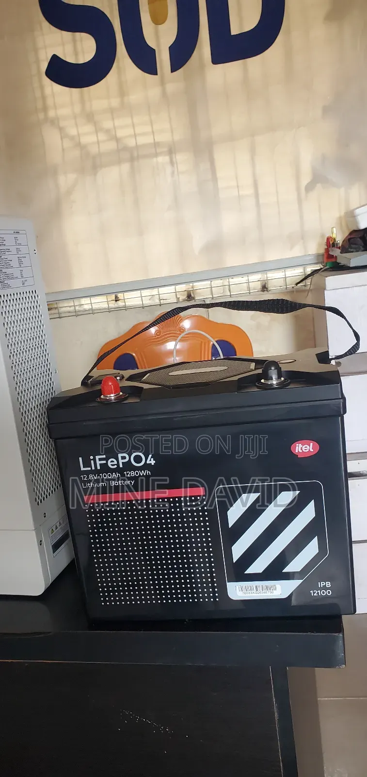 1.28kwh Itel 12v Battery Lithium Iron Battery