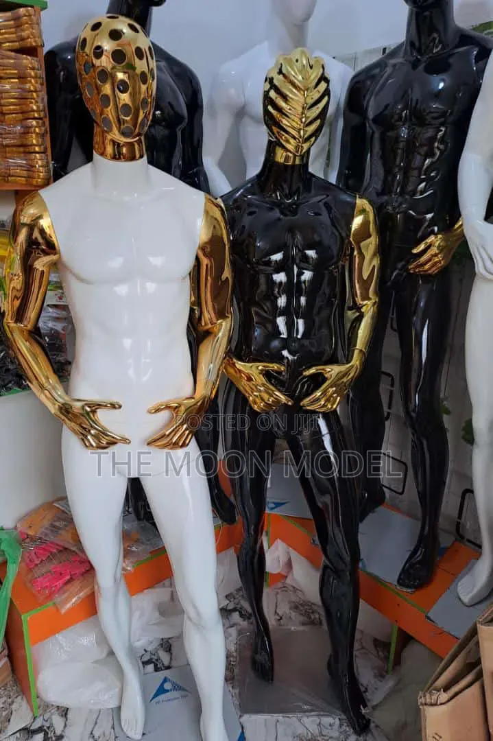 Black and Gold Male Mannequin