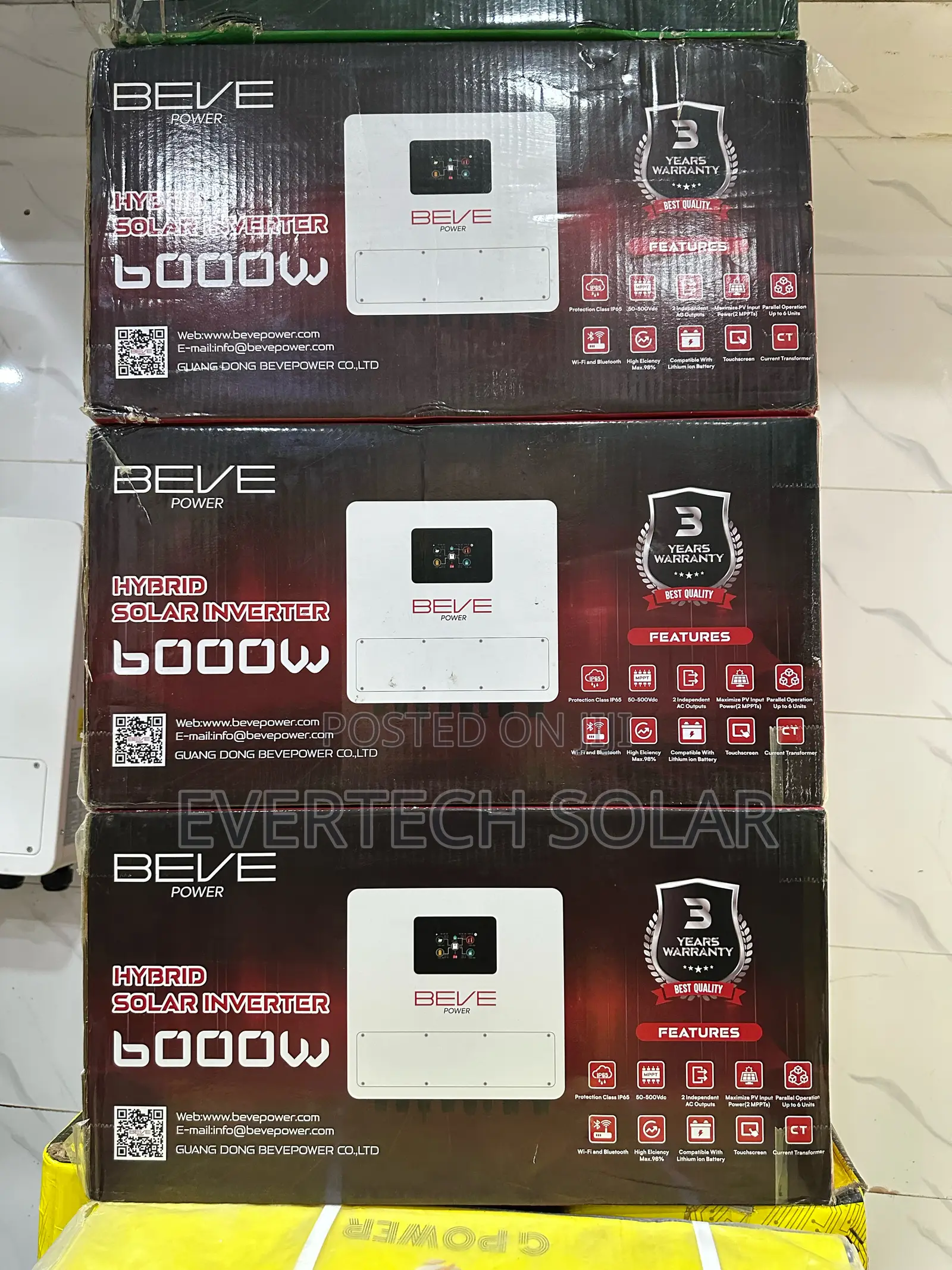 Beve 6kva 48v Hybrid Inverter System With 3 Years Warranty