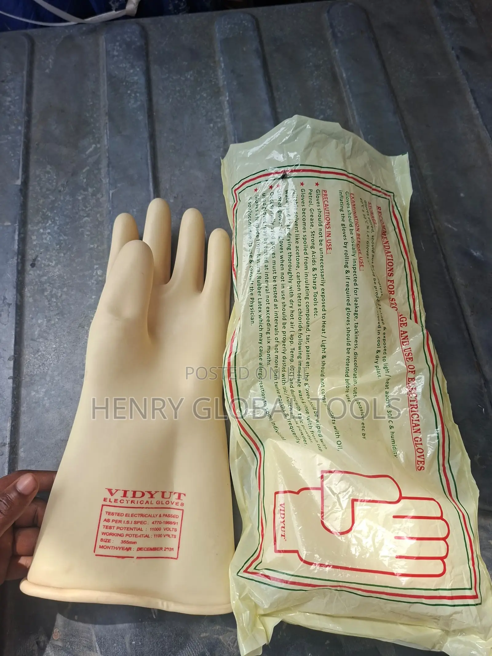 11kva High Tension Electrical Safety Hand Gloves