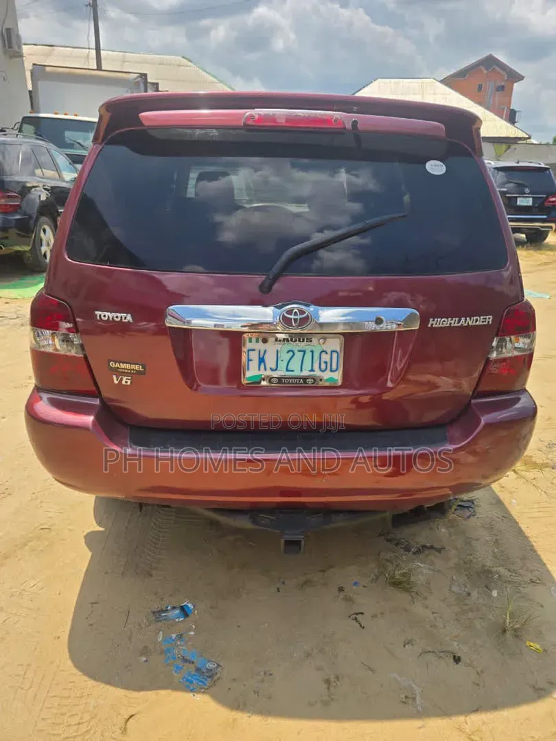 Toyota Highlander 2006 Red