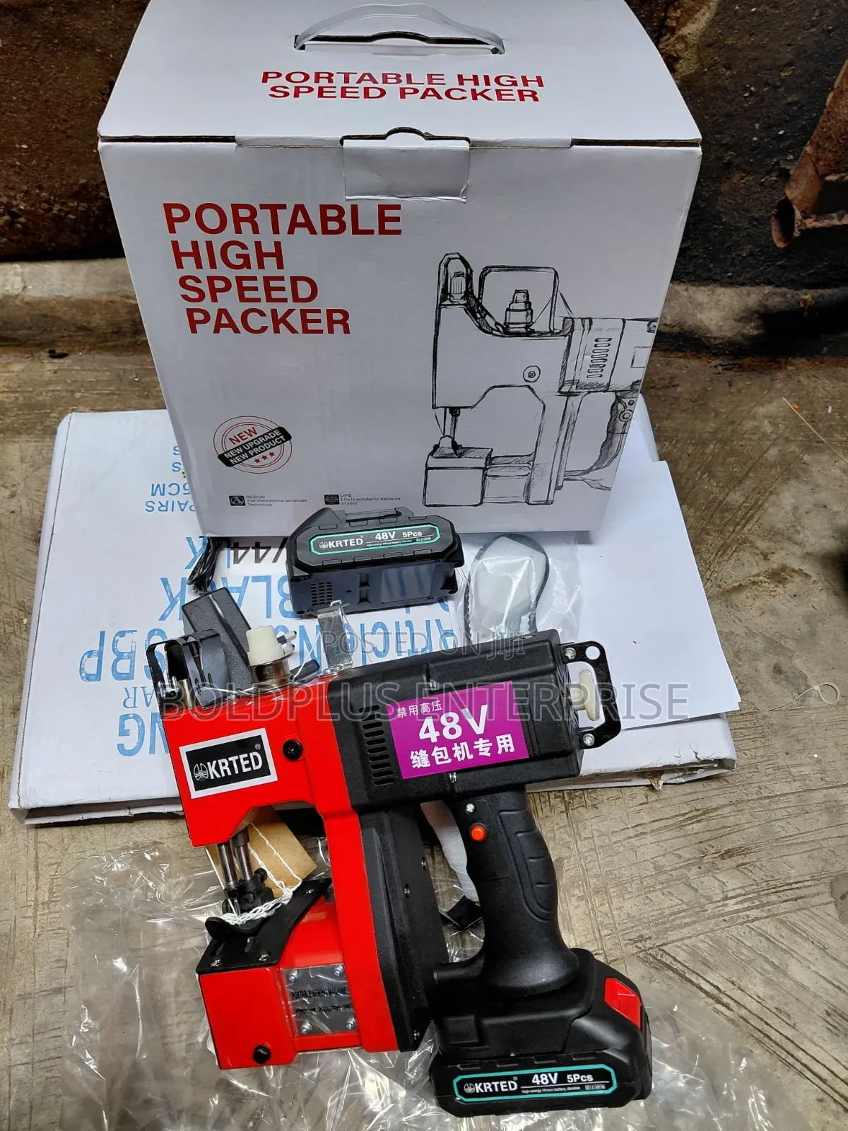 48 Volt Krted Bag Closer Machine
