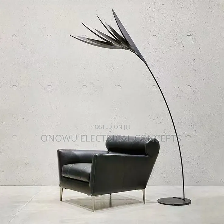 Floor Lamp, Postmodern Designer, Minimalist Tree Leaf Shaped Floor