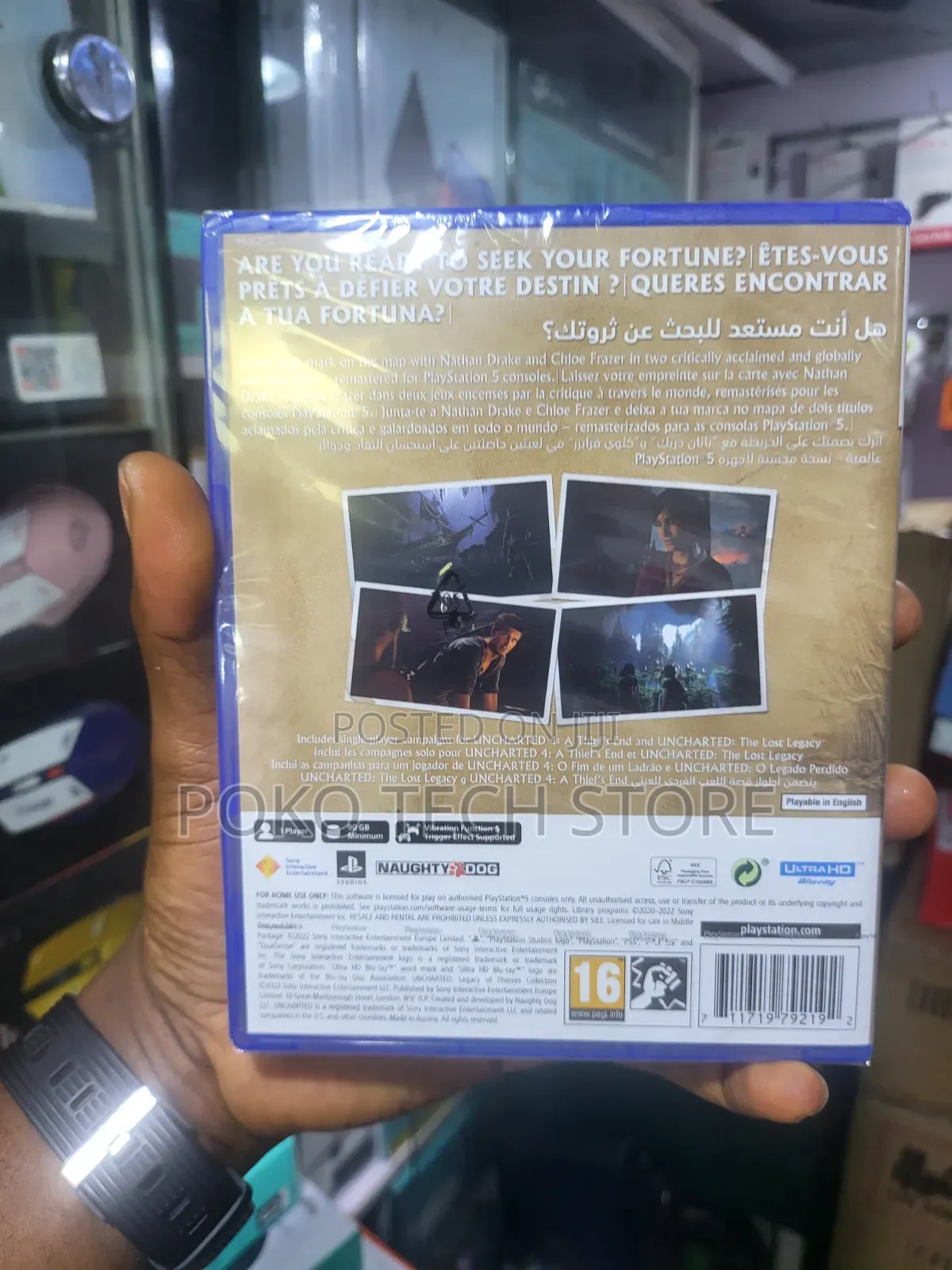 Uncharted: Legacy of Thieves Collection for the Playstation 5