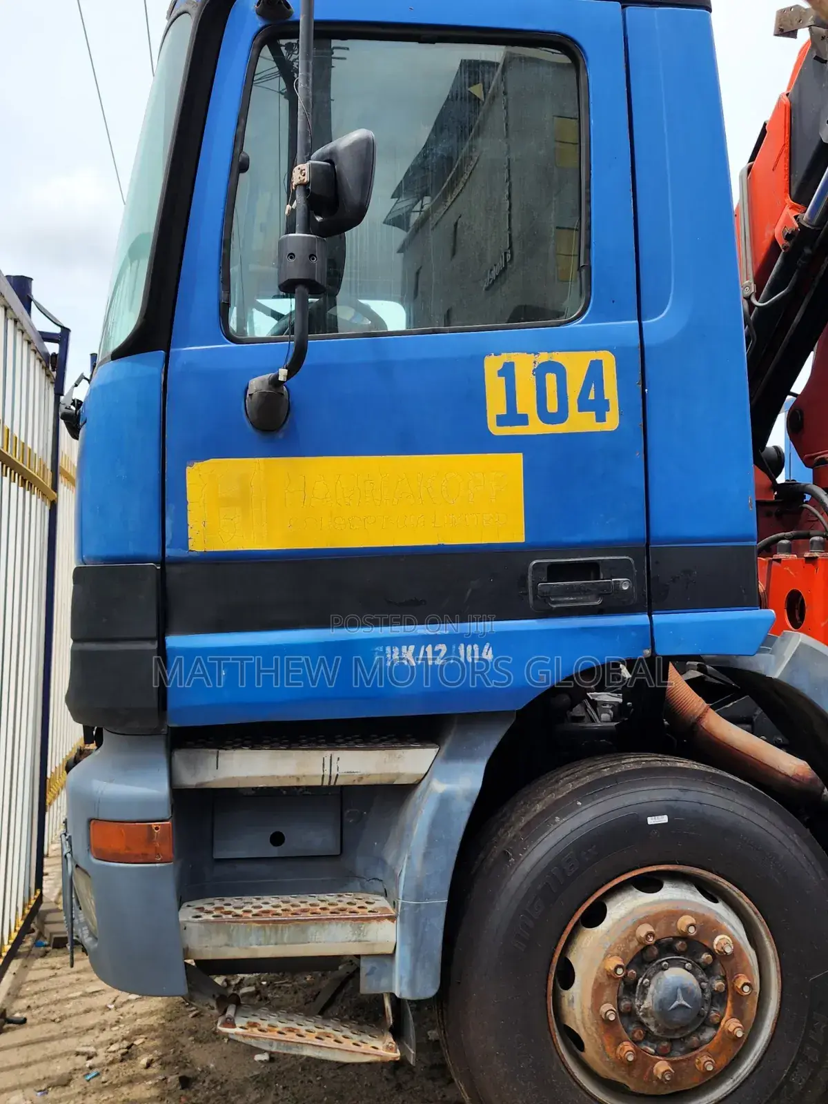 Clean Company Used Mercedes Benz Actros Truck/Hiab