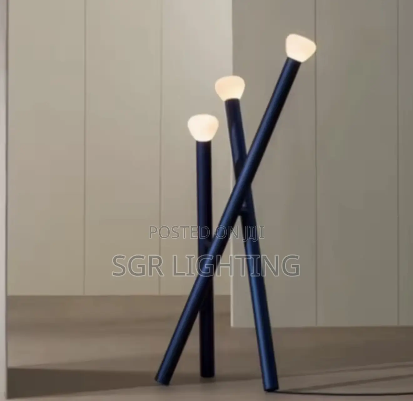 Nordic Floor Lamp Creative Orange Tripod Standing Lamp
